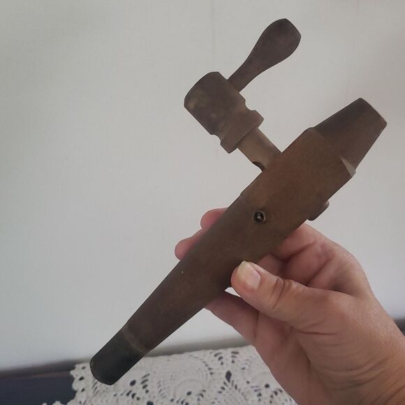 Vintage Lot of 3 Wooden Beer Wine Whiskey Keg Barrell Tap Spigot Spouts - Picture 4 of 11